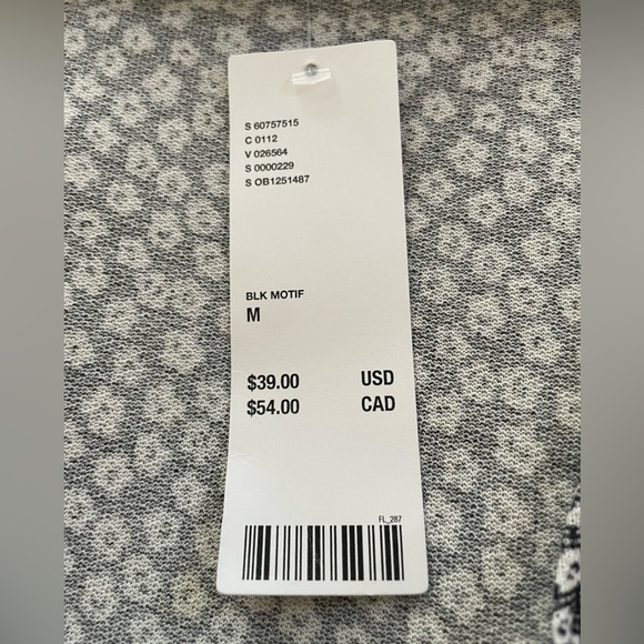 Urban Outfitters Womens Black White Knit Ruffle Cropped Babydoll Button Up Top M - Picture 9 of 10